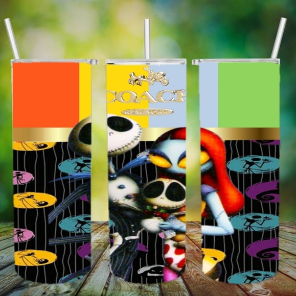 Jack Skellington n family tumbler - Picture 3 of 3